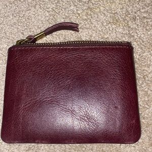 Madewell leather pouch wallet